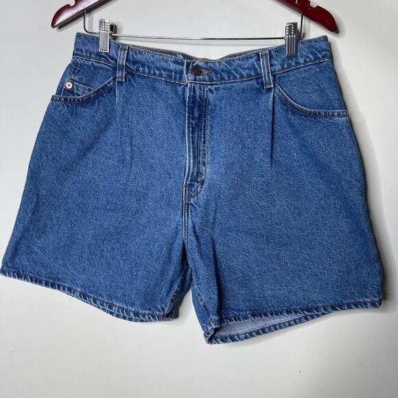 Vintage Levi’s Orange tab High Waist Relaxed Shorts Blue Womens 14